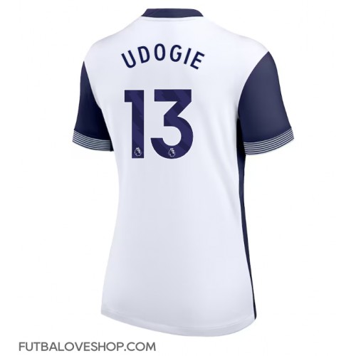 Dres Tottenham Hotspur Destiny Udogie #13 Domáci pre Ženy 2024-25 Krátky Rukáv